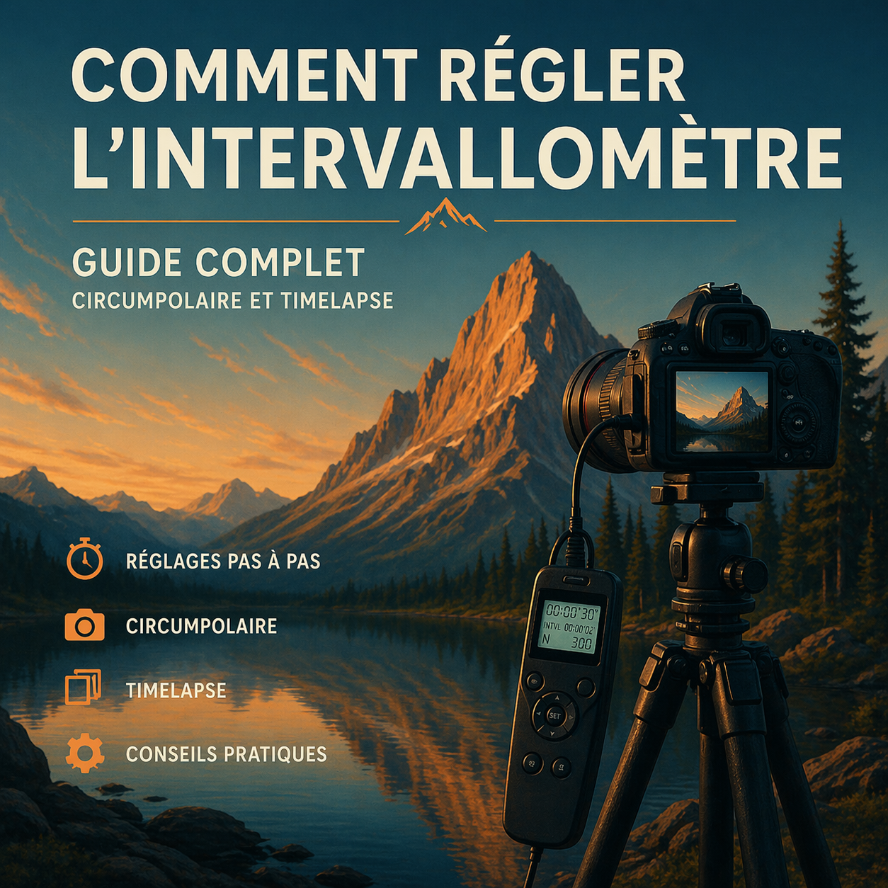 Comment régler un intervallomètre _ Circumpolaire et Timalepase