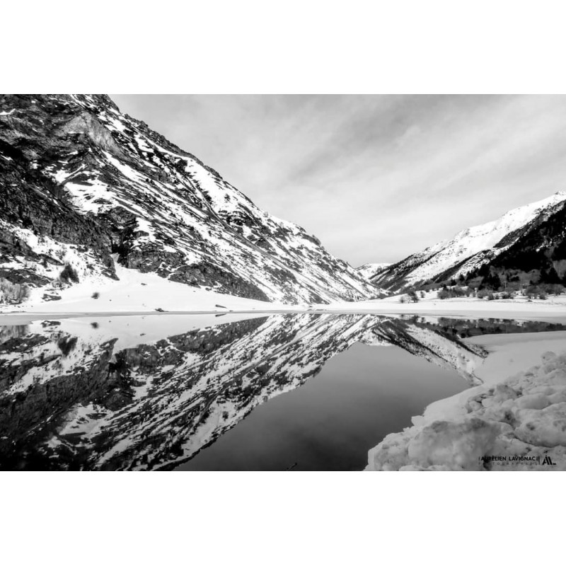 Oeuvre N°051/200, Reflet Destin _ Lac d'Estaing _ Montagne des Pyrénées