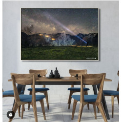 Oeuvre N°068/200, Au coeur de la nuit N°01 _ Vallée du Louron _ Loudenvielle