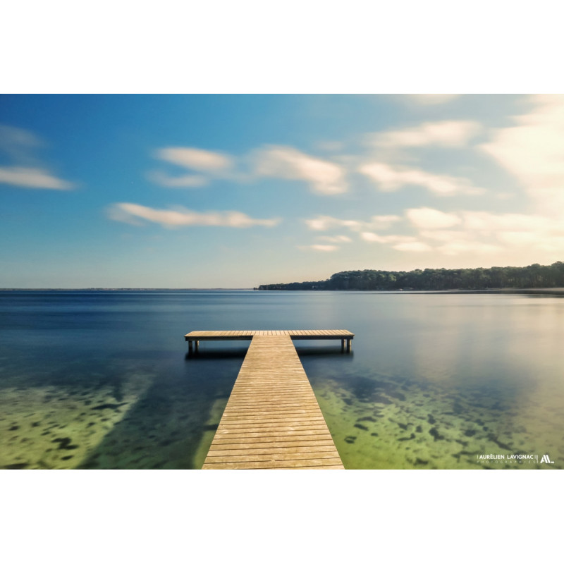 Oeuvre N°089/200, Ce n'est pas encore _ Ponton de Gironde _ Lacanau _ Hourtin _ Carcan