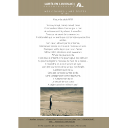 Oeuvre N°179, Coeur de sable N°01 _ Bassin d'Arcachon, Dune du Pilat, Cap Ferret