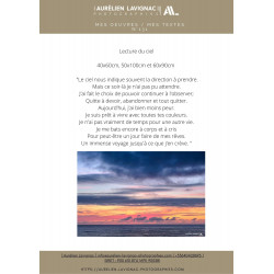 Oeuvre N°131/200, Lecture du ciel, Océan, Lacanau, Le Porge