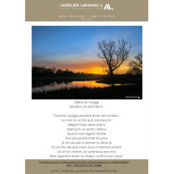 Oeuvre N°076/200 _  Début du Voyage _ Arbre Golf Villenave d'ornon