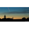 Oeuvre N°200/200, Vibration Celeste _ Comète au-dessus du château Smith Haut Laffite _ Martillac