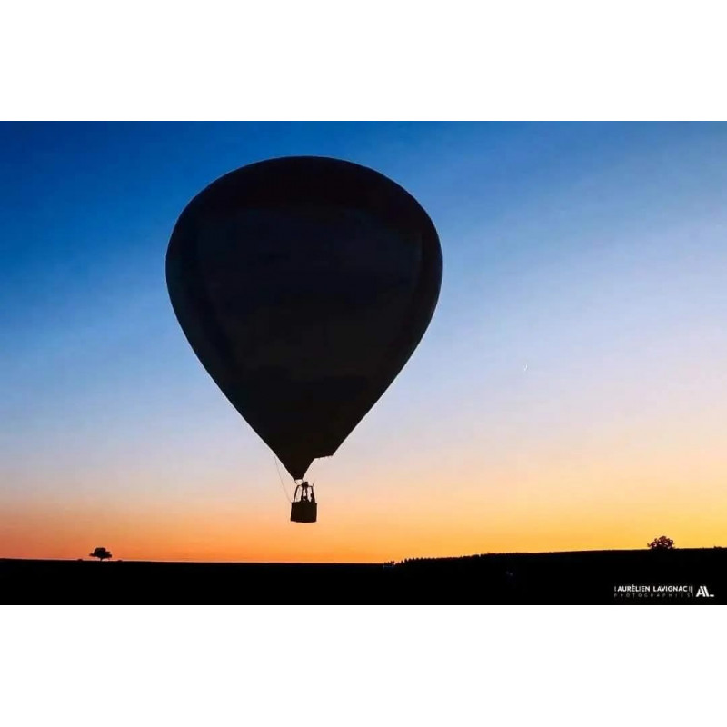 Oeuvre N°007, Voyage en ballon N°02 _ Charente _ Jonzac Mainfond Montgolfière