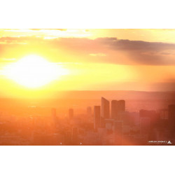 Paris la défense depuis la...