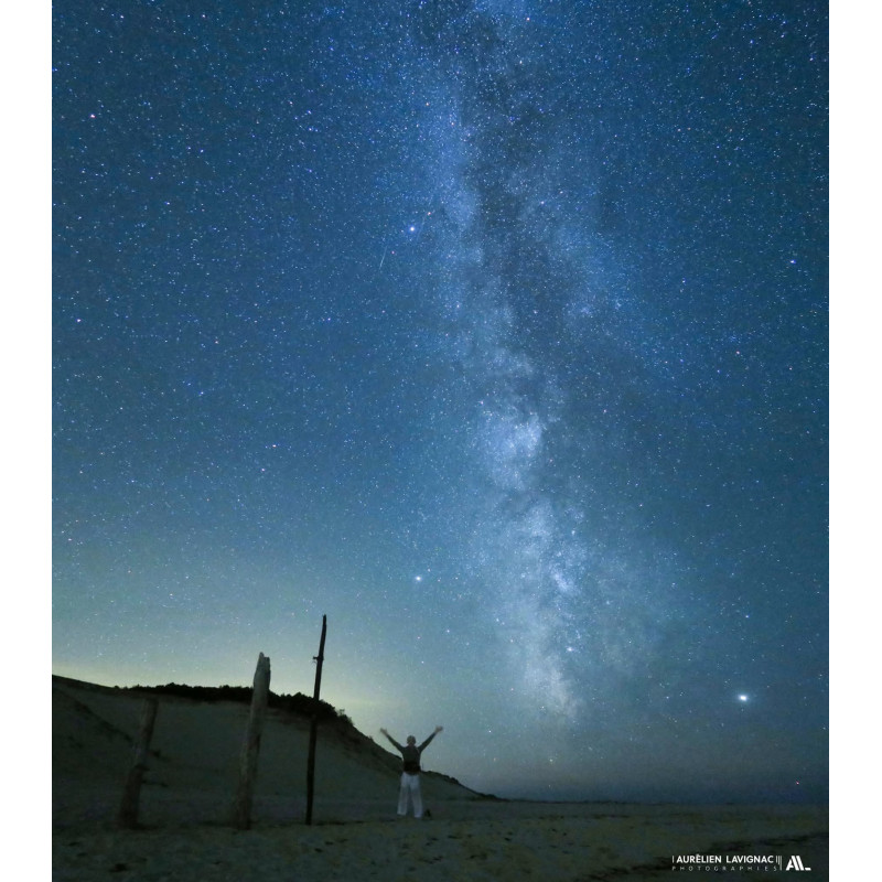Planté sous la voie lactée - Dune du Pilat - x/5 - 2018