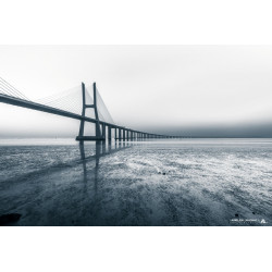Pont Vasco de Gama en noir...