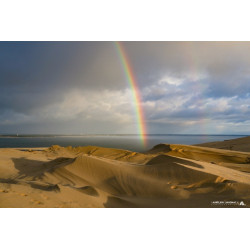 Arc en ciel sur la Dune du...