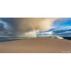 Le banc d'Arguin sous un...