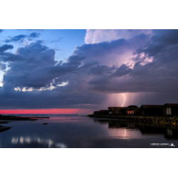 Photo d'orage sur le bassin...