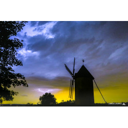 Photo d'orage au moulin de...