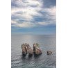 Photo d'art du Pays Basque - Rocher - Biarritz - Pose Longue - Océan