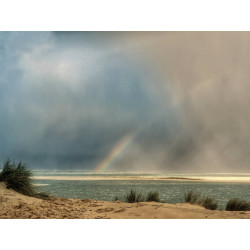 Arc en ciel et tempête sur...
