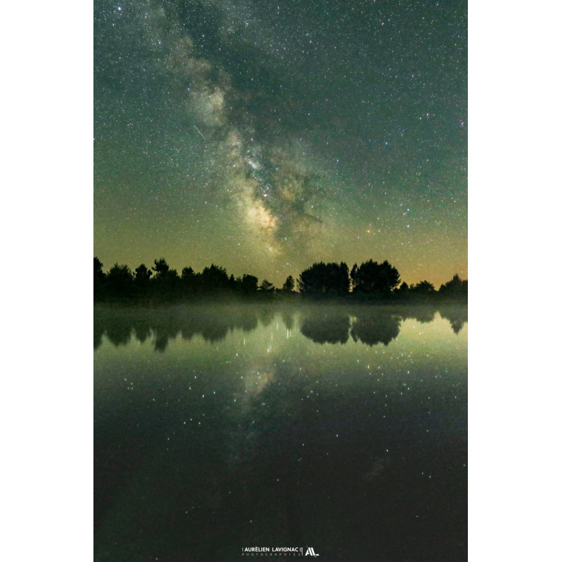 Réflexion nocturne au miroir des étoiles - Bordeaux - Saucats - Le Barp