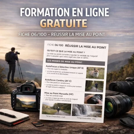 Formation Photo en Ligne - Tous niveaux - 100 fiches pour apprendre - Aurélien Lavignac