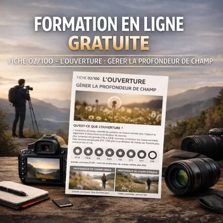 Formation Photo en Ligne - Tous niveaux - 100 fiches pour apprendre - Aurélien Lavignac