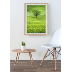 Oeuvre N°165/200,  L'Etre désuni vert dorée _ Arbres _ Lot et Garonne et Gironde