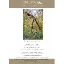 Oeuvre N°146/200,  Ent le géant, gardien des forêts _ Le réolais, canal de Garonne