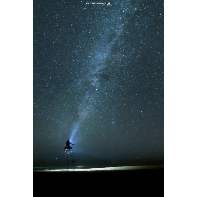 Oeuvre N°017, Le gardien du temps _ ex 0/5 _ Océan _ Nuit des étoiles