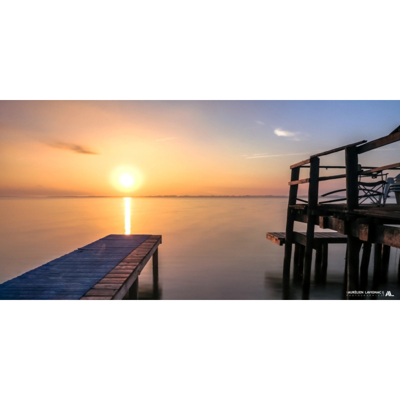 Oeuvre N°101/200, Instant Céleste et Charnel _ ex 0/5 _ Biscarosse, Port Maguide, Les Landes